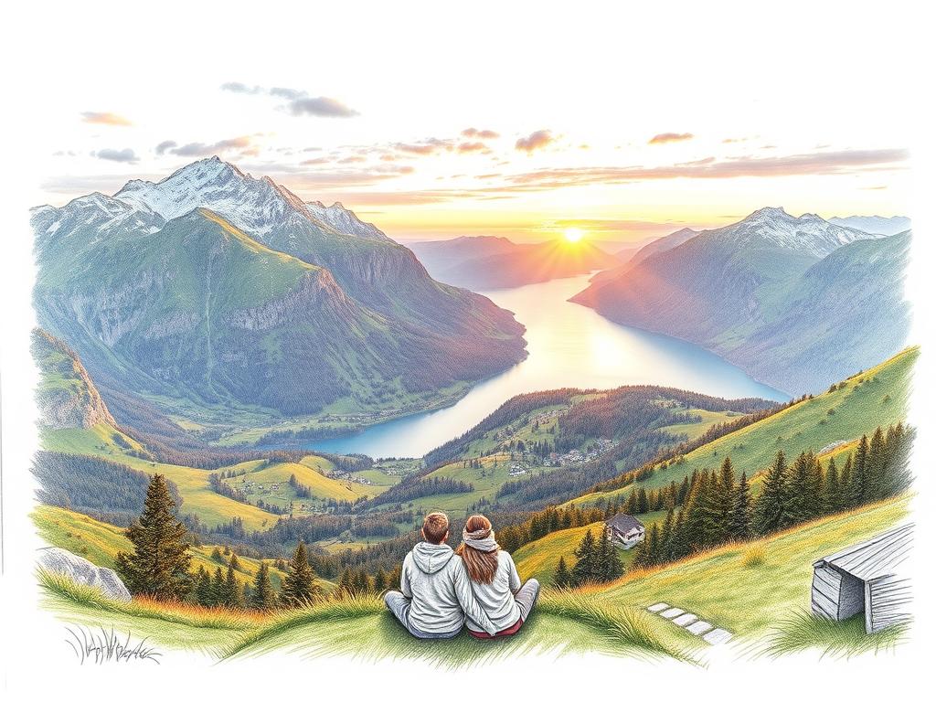 Romantische Aussichtspunkte Schweiz