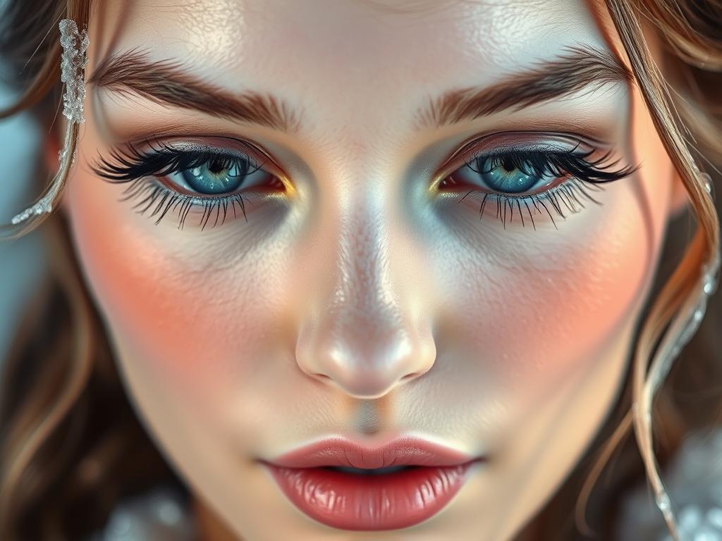 Vereiste Wimpern Trend