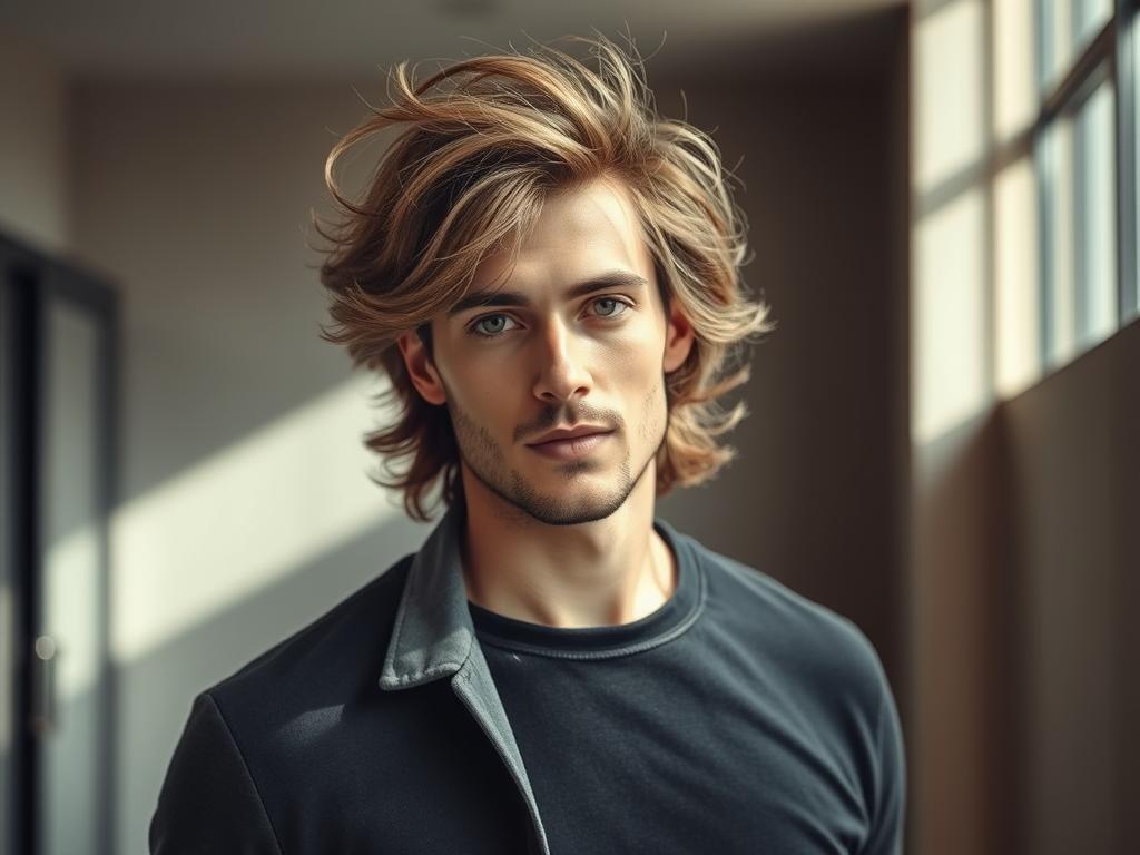 längere Frisuren mit Volumen