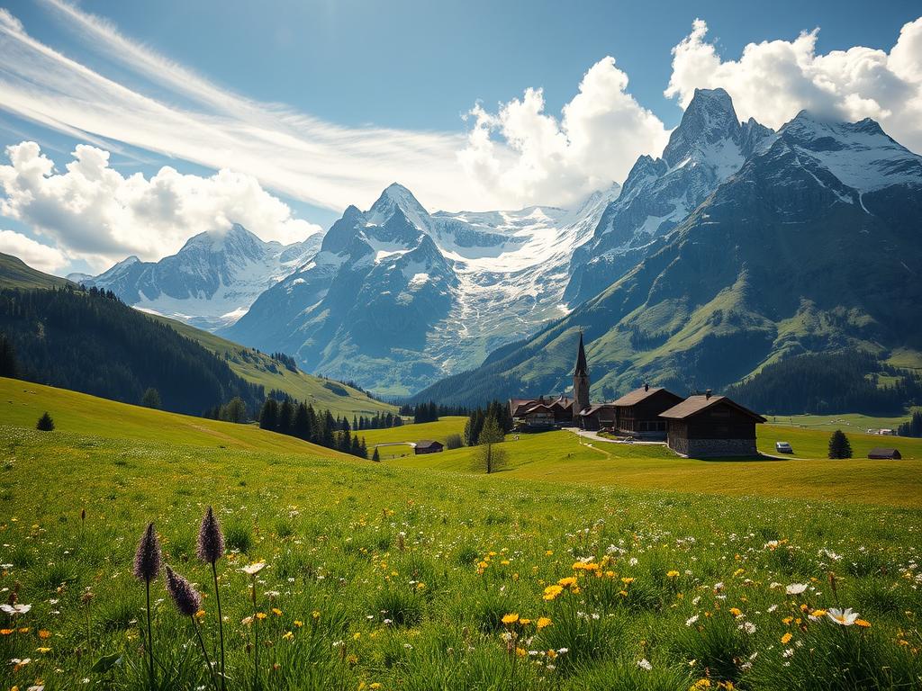 Schweiz: Der Einfluss der Alpen auf das Schweizer Leben