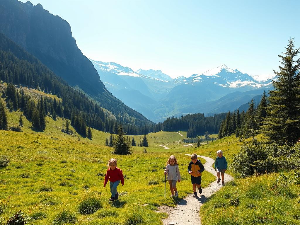 Wanderrouten für Kinder
