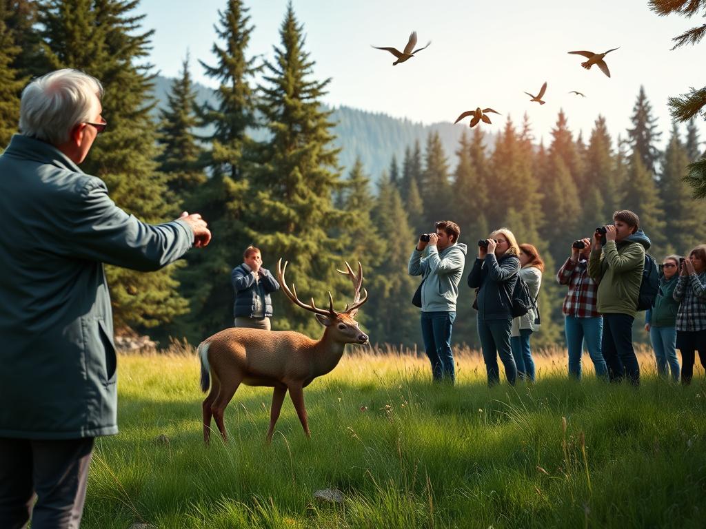 Geführte Schweiz Tour Wildtiere beobachten
