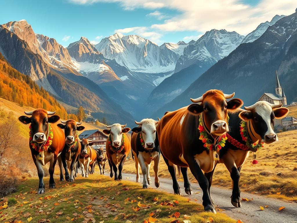 Schweiz: Alpabzug – Tradition hautnah erleben