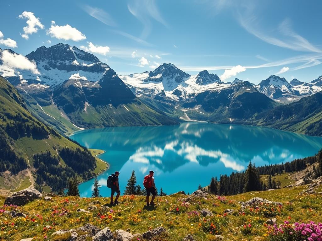 Schweiz: Wanderungen zu Bergseen